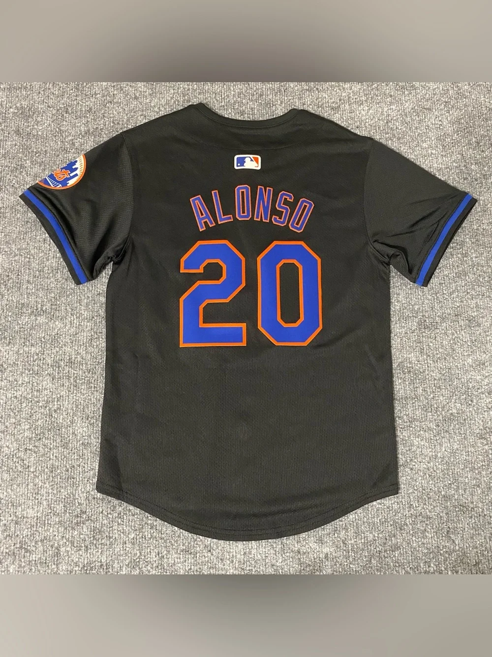 Nike Pete Alonso New York Mets Youth Small Size 8 Black Jersey NWT